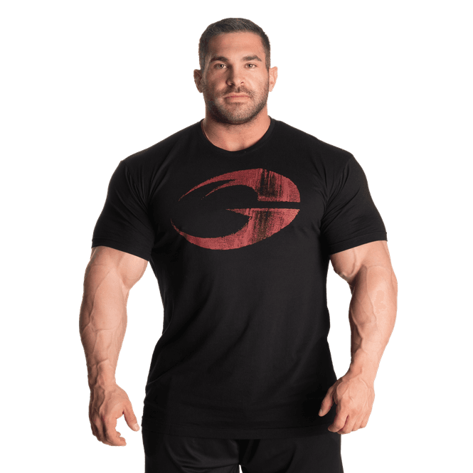 Hovedbilde Gasp Cadet Tee, svart/rød t-skjorte