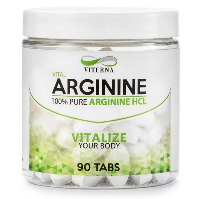 Hovedbilde Viterna Arginine 90 tabletter, aminosyrer