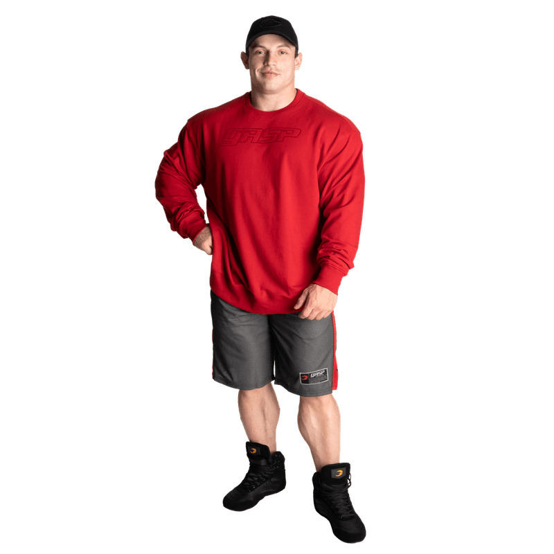 Gasp No1 Mesh Shorts, svart/rød