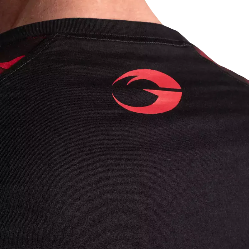 Gasp Original Raglan ls, svart/rød camo genser