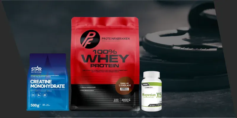 Protein, kreatin og magnesium – kosttilskudd for jevnlig trening