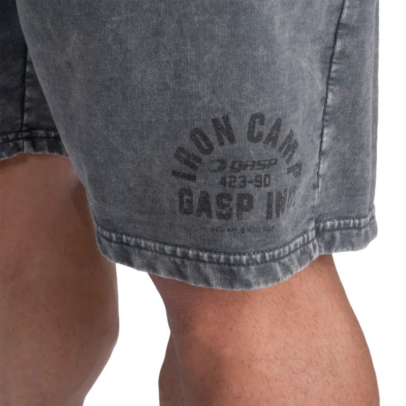 Gasp Iron Camp Dynamic Shorts, vasket svart