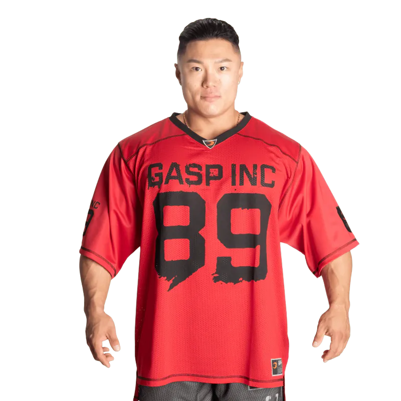 Gasp No1 Football Tee, rød t-skjorte
