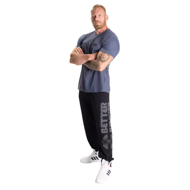 Better Bodies Recruit T-Shirt, blå t-skjorte