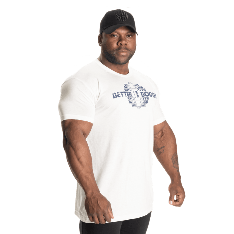 Better Bodies Recruit Tee, hvit t-skjorte