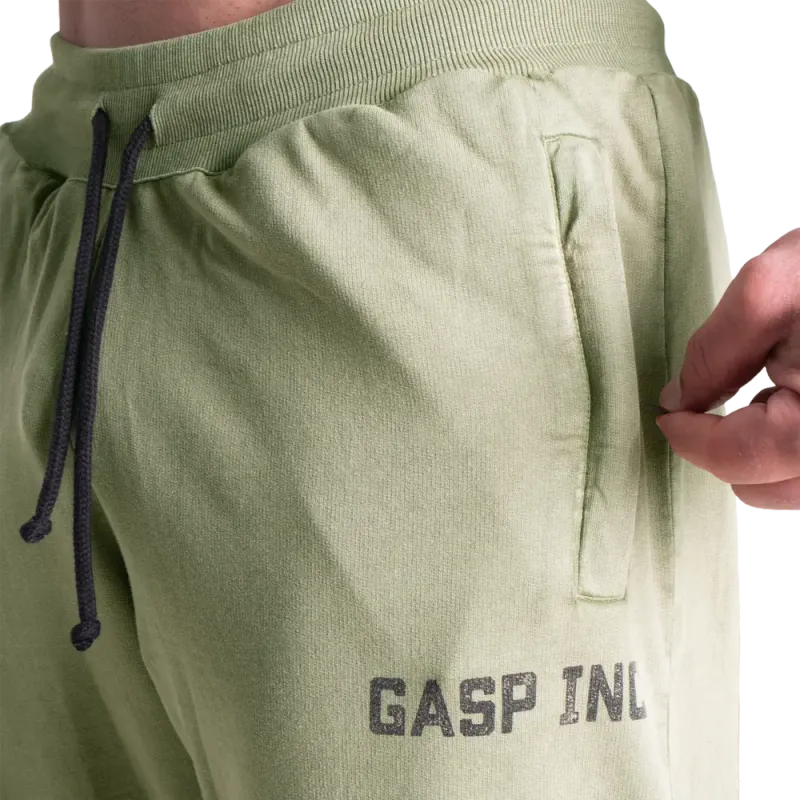 GASP Acid Sweatpant, grønn treningsbukse