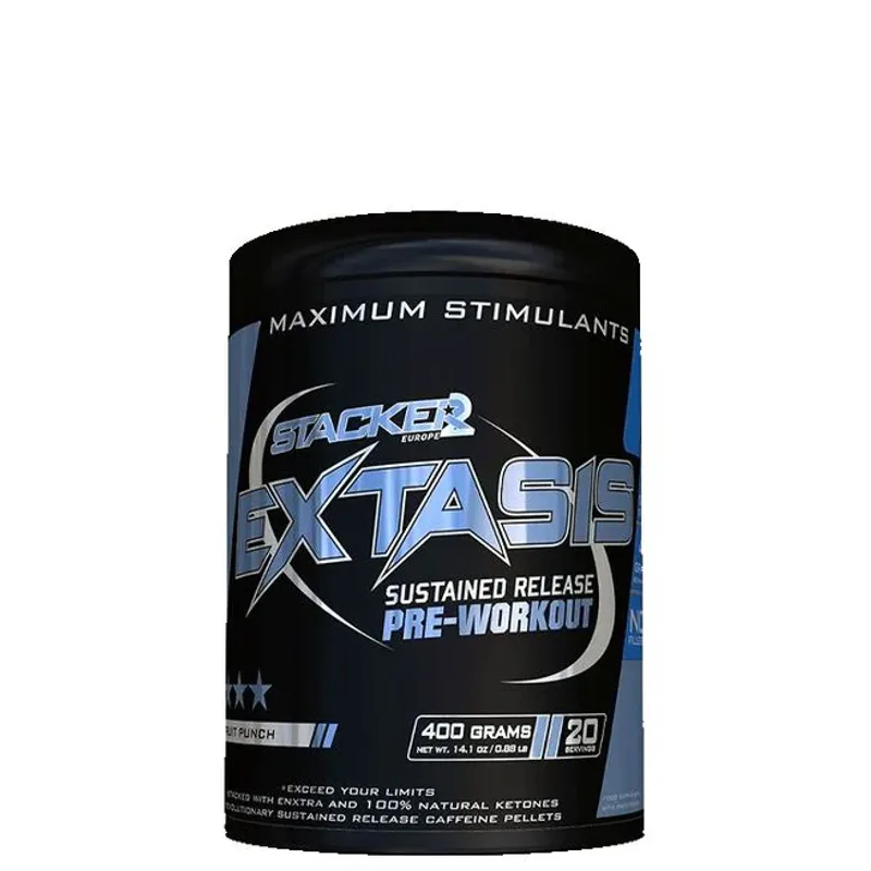 Stacker Extasis Pre Workout 400g, PWO
