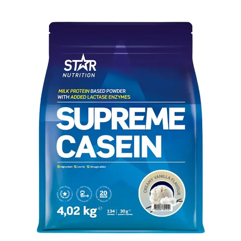 Star Nutrition Supreme Casein 4,02 kg, proteinpulver