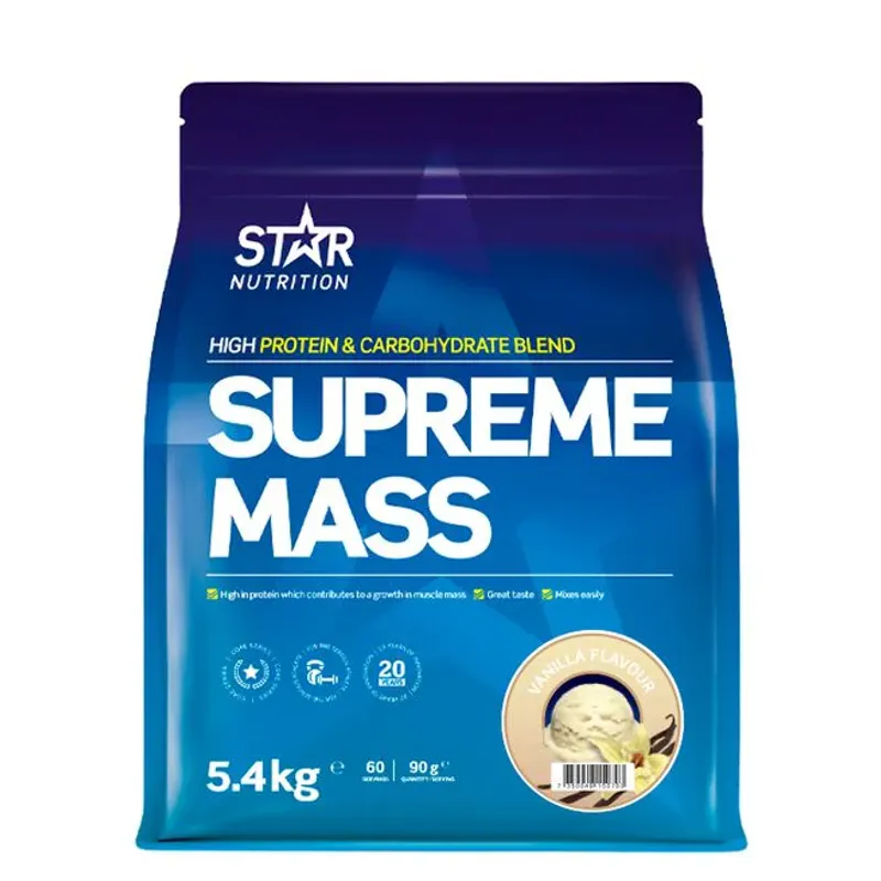 Star Nutrition Supreme Mass 5.4 kg, vektøkning