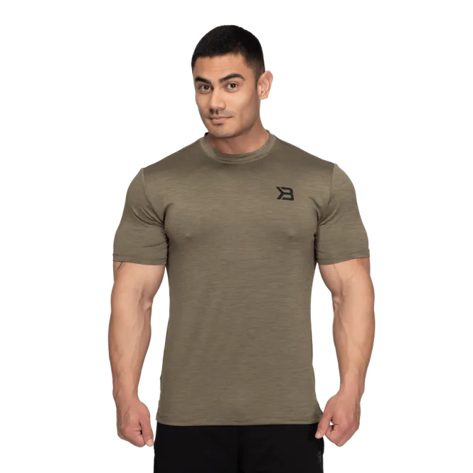 Hovedbilde Better Bodies Essex Stripe Tee, grønn t-skjorte