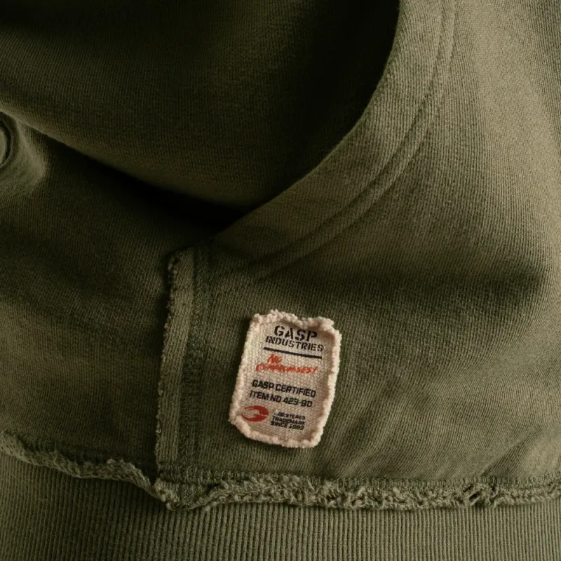 Gasp Original Hoodie, grønn hettejakke