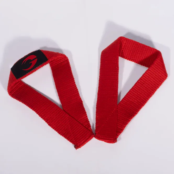 Hovedbilde Gasp Olympic Lifting Straps, rød drareimer