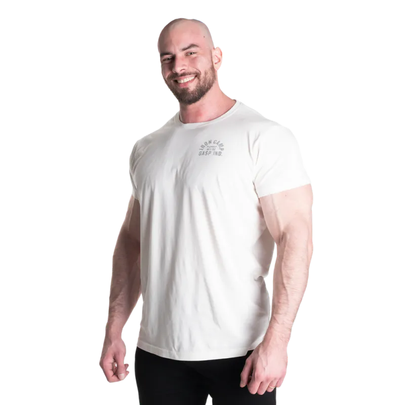 Gasp Throwback Tee V2, off white t-skjorte