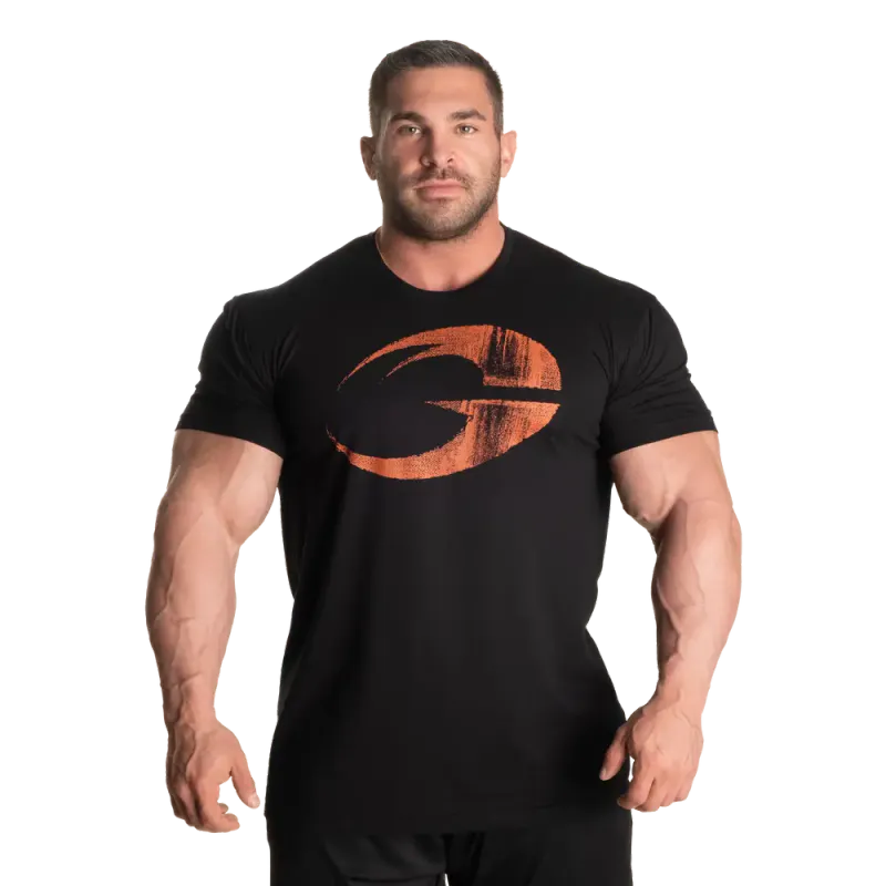 GASP Cadet Tee, svart/oransje t-skjorte