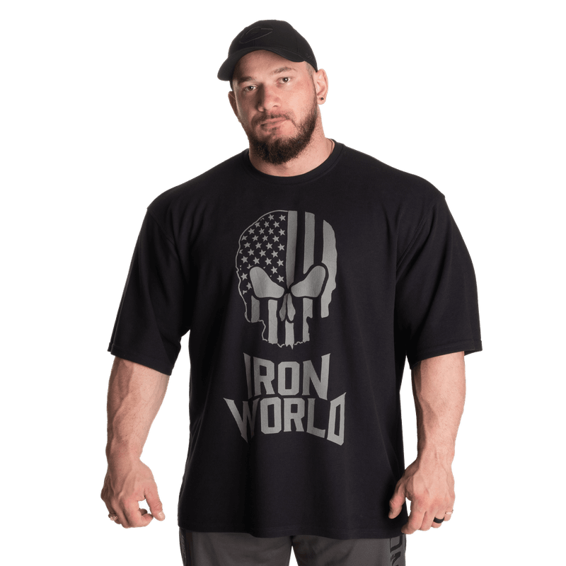 GASP Thermal Skull Tee, svart t-skjorte